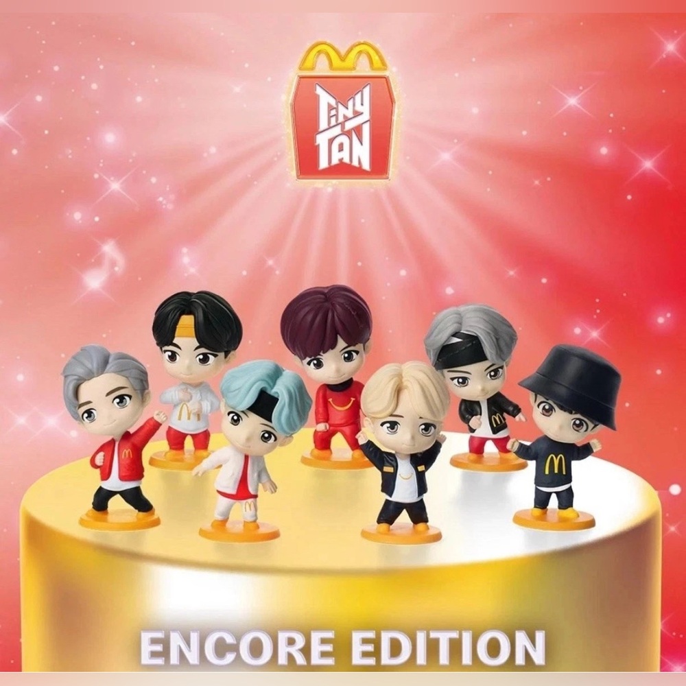 BTS x McDonald's Tiny Tan Encore Edition Complete Full Set